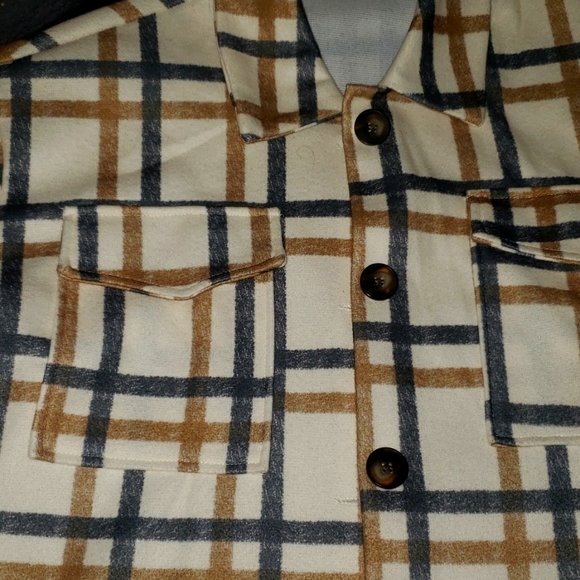 Plaid Shirt Jacket - Picture 3 of 4